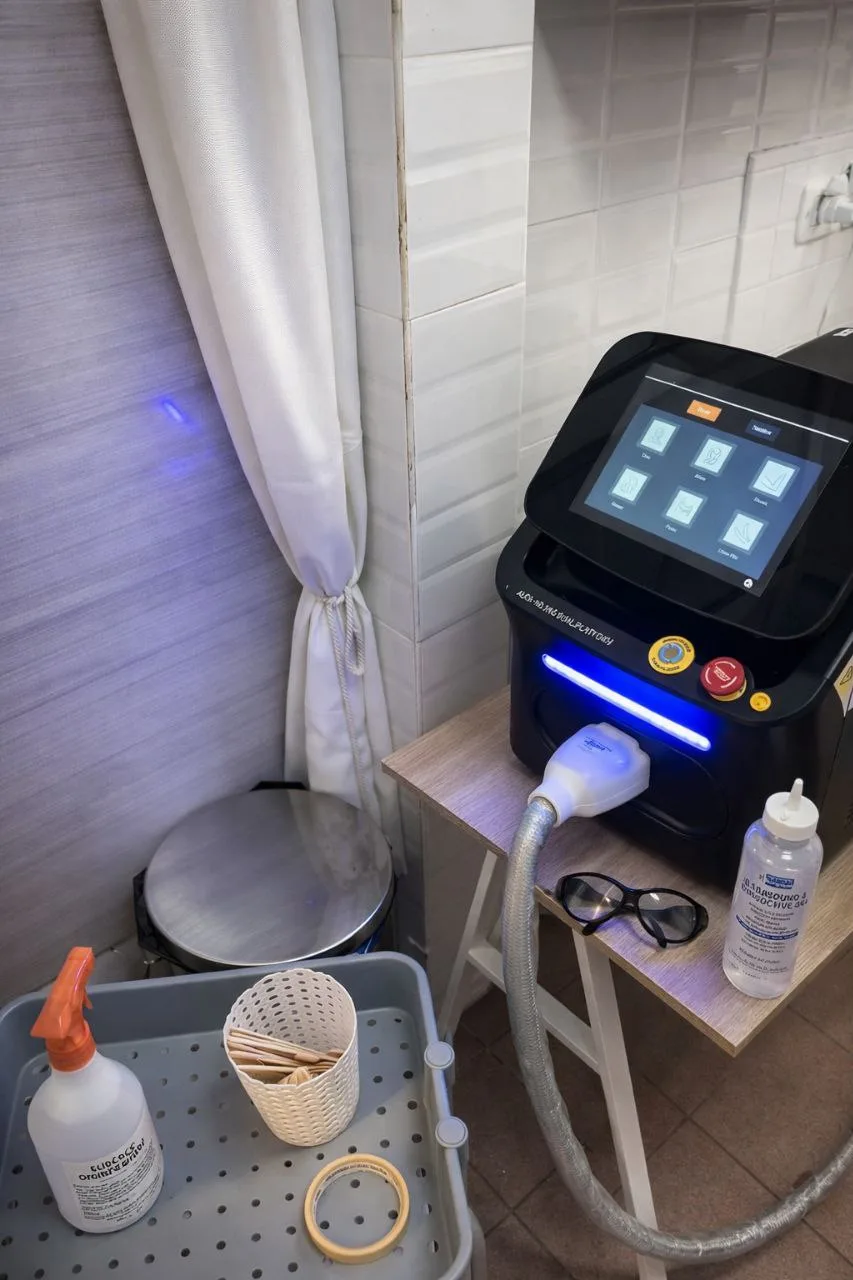 Equipo de depilacion laser Adss en el gabinete de Estetica Eunoia